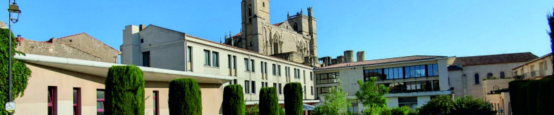 Jardin et terrasse au CIS Narbonne