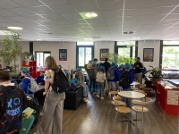 Photo d'uneclasse pendant son séjour scolaire à Blois