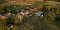 Le domaine de Beauséjour vu du ciel