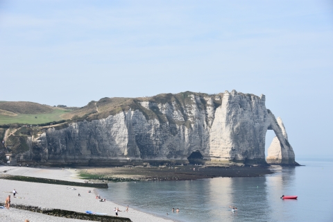 Vue sur les falaises d'Etretat