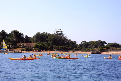 Kayak à la base du Batéguier