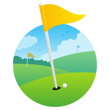 Ilustration de golf